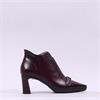 Hispanitas Bangkok Buckle Toe V Cut Boot - Bordeaux Leather